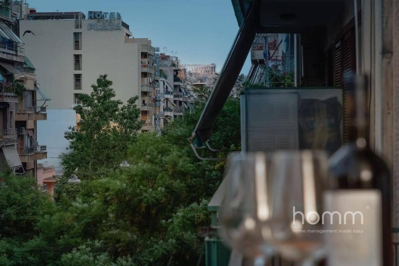 34Sqm Minimal Homm Apartment With Acropolis View Athènes Extérieur photo